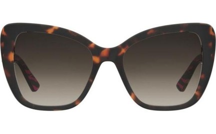 Okulary przeciwsłoneczne Love Moschino MOL083/S 2VL/HA Kocie oczy Havana
