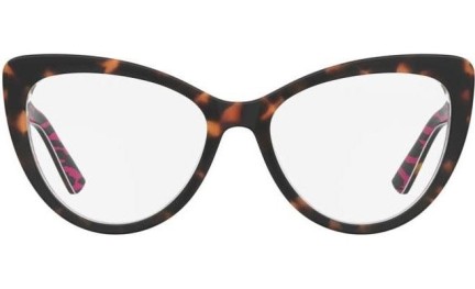 Okulary korekcyjne Love Moschino MOL649 2VL Kocie oczy Havana