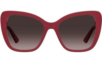 Okulary przeciwsłoneczne Love Moschino MOL083/S SSC/HA Kocie oczy Czerwone