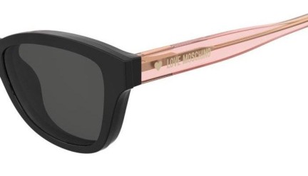 Okulary korekcyjne Love Moschino MOL657/C/TN 3H2/17 Kocie oczy Czarne