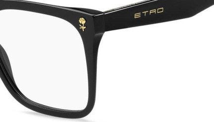 Brillen Etro ETRO0093 807 Vierkant Zwart