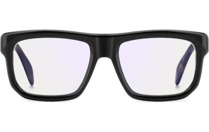 Okulary korekcyjne David Beckham DB7137 WR7 blue-light [non-prescription] Kwadratowe Czarne
