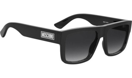 Okulary przeciwsłoneczne Moschino MOS187/S 807/9O Kwadratowe Czarne