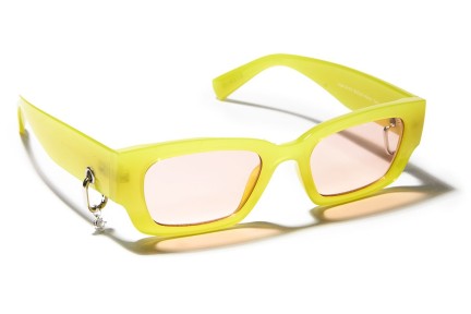 Ochelari de soare OiO by eyerim Vega Lime Peach @operenecholec Tiny Galbeni