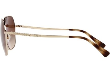Okulary przeciwsłoneczne Vogue Eyewear VO4198S 848/13 Kwadratowe Złote