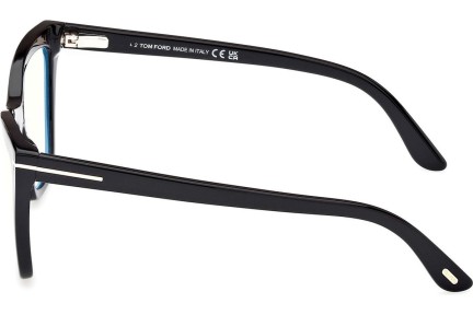 Okulary korekcyjne Tom Ford FT5971-B 001 Oversize Czarne