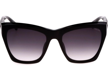 Okulary przeciwsłoneczne Police Hedron 2 SPLL36 0700 Kocie oczy Czarne