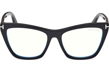 Okulary korekcyjne Tom Ford FT5971-B 001 Oversize Czarne
