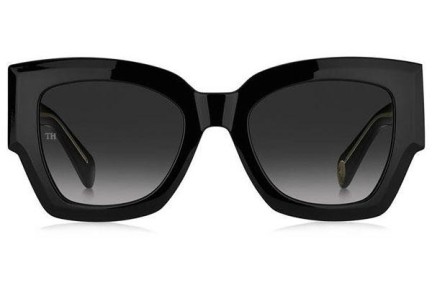 Okulary przeciwsłoneczne Tommy Hilfiger TH1862/S 807/9O Kwadratowe Czarne