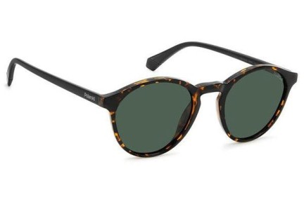Okulary przeciwsłoneczne Polaroid PLD4153/S 086/UC Polarized Okrągłe Havana