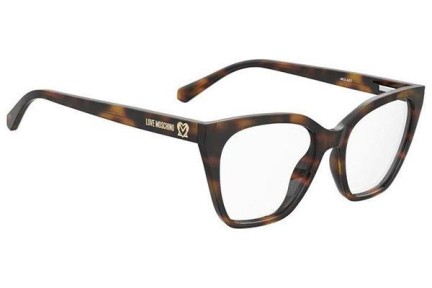 Okulary korekcyjne Love Moschino MOL627 086 Kwadratowe Havana