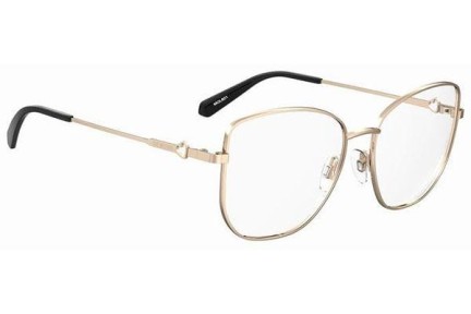 Okulary korekcyjne Love Moschino MOL601 000 Kwadratowe Złote