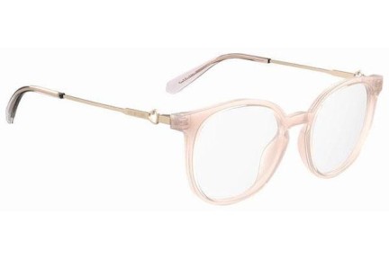 Okulary korekcyjne Love Moschino MOL607/TN 35J Okrągłe Różowe