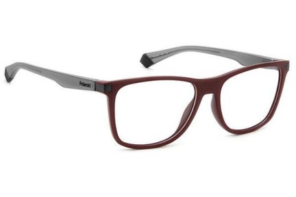 Okulary korekcyjne Polaroid PLDD514 LHF Prostokątne Czerwone