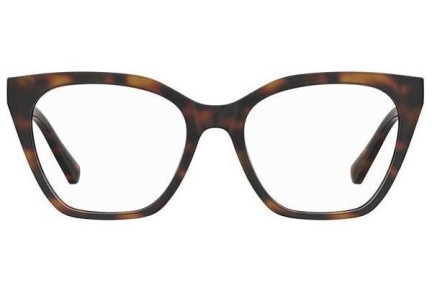 Okulary korekcyjne Love Moschino MOL627 086 Kwadratowe Havana
