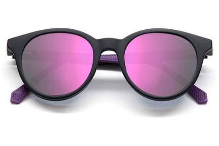 Okulary korekcyjne Polaroid Junior PLD8044/CS 5F3/AI Polarized Owalne Czarne