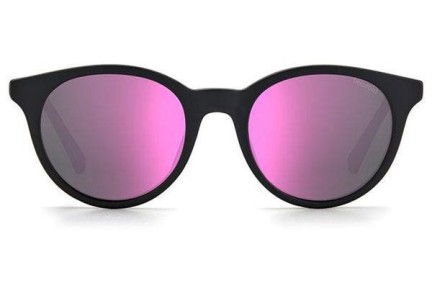 Okulary korekcyjne Polaroid Junior PLD8044/CS 5F3/AI Polarized Owalne Czarne