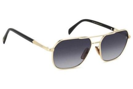 Okulary przeciwsłoneczne David Beckham DB1128/G/S RHL/9O Pilotki (Aviator) Złote