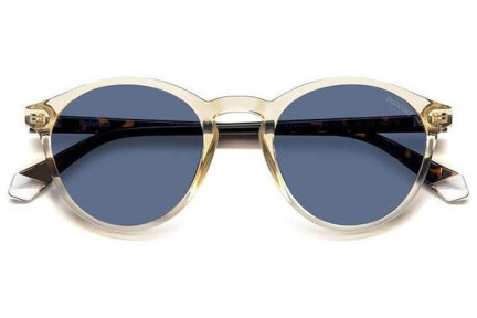 Okulary przeciwsłoneczne Polaroid PLD4153/S 40G/C3 Polarized Okrągłe Żółte