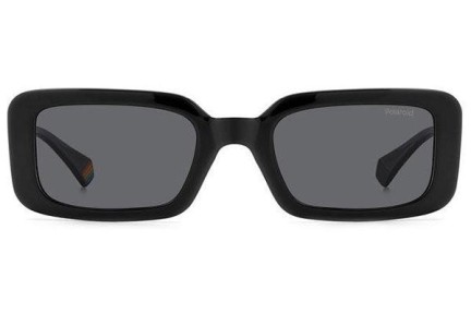 Okulary przeciwsłoneczne Polaroid PLD6208/S/X 807/M9 Polarized Prostokątne Czarne