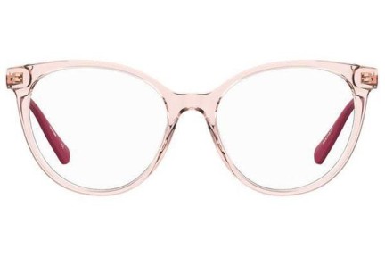 Okulary korekcyjne Love Moschino MOL618/TN 35J Kocie oczy Różowe