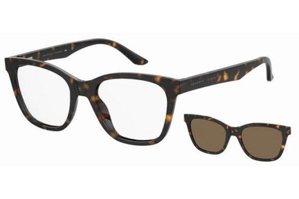Okulary korekcyjne Seventh Street 7A587/CS 086/SP Polarized Kwadratowe Havana