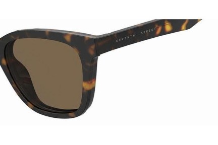 Okulary korekcyjne Seventh Street 7A587/CS 086/SP Polarized Kwadratowe Havana