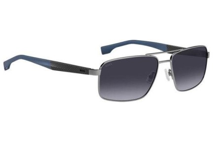 Okulary przeciwsłoneczne BOSS BOSS1580/S V84/1I Polarized Pilotki (Aviator) Srebrne