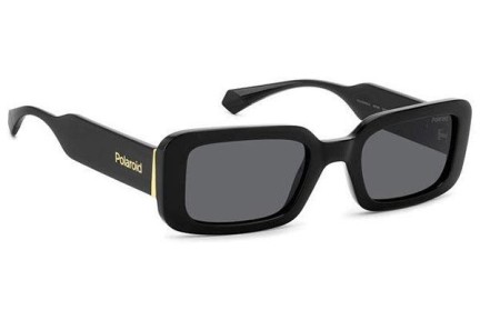Okulary przeciwsłoneczne Polaroid PLD6208/S/X 807/M9 Polarized Prostokątne Czarne