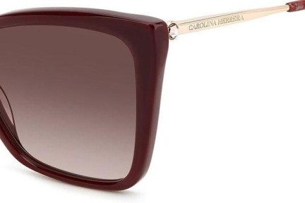 Okulary przeciwsłoneczne Carolina Herrera HER0180/S 6K3/HA Kocie oczy Czerwone