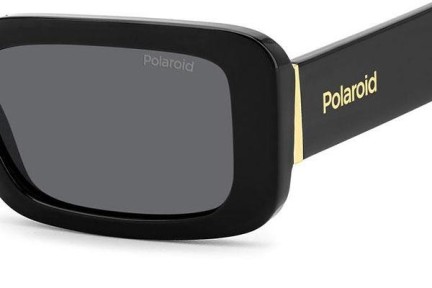 Okulary przeciwsłoneczne Polaroid PLD6208/S/X 807/M9 Polarized Prostokątne Czarne