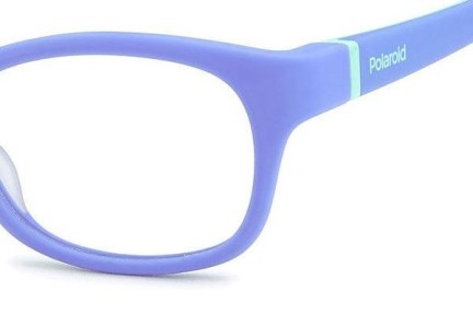 Okulary korekcyjne Polaroid Junior PLDK006 09S Prostokątne Fioletowe