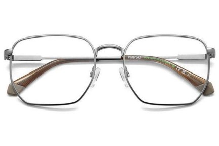 Glasses Polaroid PLDD485 R80 Kwadratowe Srebrne
