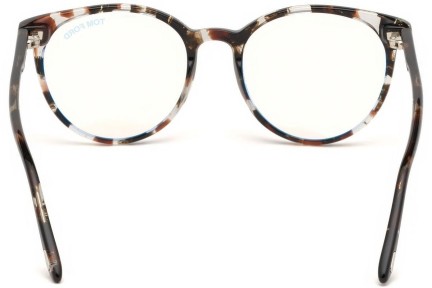 Okulary korekcyjne Tom Ford FT5575-B 055 Okrągłe Havana