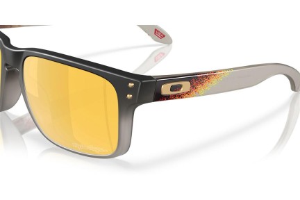 Okulary przeciwsłoneczne Oakley Holbrook OO9102 9102AH Polarized Kwadratowe Szare