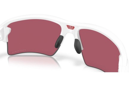 Okulary przeciwsłoneczne Oakley Flak 2.0 XXL OO9488 948803 Prostokątne Białe