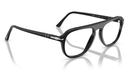 Okulary korekcyjne Persol PO3368V 95 Pilotki (Aviator) Czarne