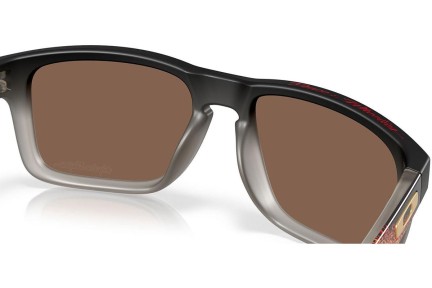 Okulary przeciwsłoneczne Oakley Holbrook OO9102 9102AH Polarized Kwadratowe Szare