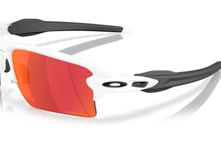 Okulary przeciwsłoneczne Oakley Flak 2.0 XXL OO9488 948803 Prostokątne Białe