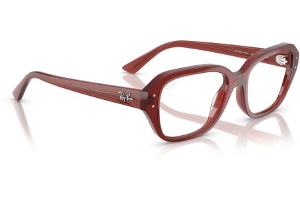 Okulary korekcyjne Ray-Ban Shea RX7258 8436 Kwadratowe Czerwone