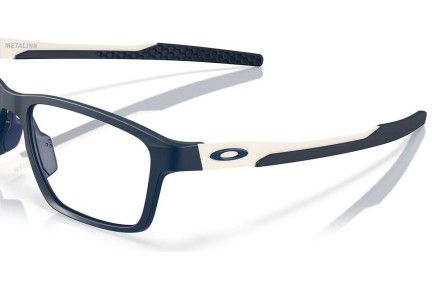 Okulary korekcyjne Oakley Metalink OX8153 815316 Prostokątne Niebieskie