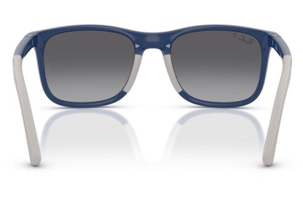 Okulary przeciwsłoneczne Ray-Ban Junior RJ9084S 7187T3 Kwadratowe Niebieskie