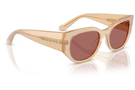 Okulary przeciwsłoneczne Vogue Eyewear VO5641SU 323469 Kocie oczy Brązowe