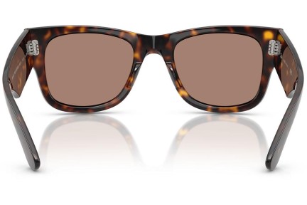 Okulary przeciwsłoneczne Ray-Ban Mega Wayfarer RB0840S 902/1A Kwadratowe Havana