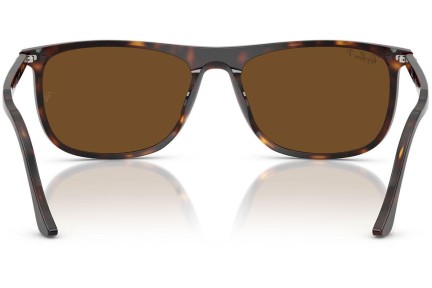 Okulary przeciwsłoneczne Ray-Ban RB2216 902/57 Polarized Prostokątne Havana