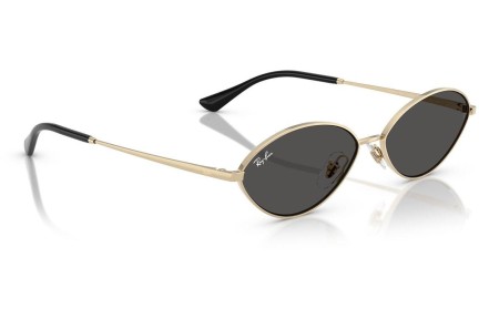 Okulary przeciwsłoneczne Ray-Ban Kai RB3757 921387 Owalne Złote