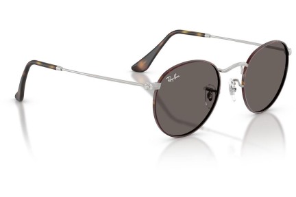 Okulary przeciwsłoneczne Ray-Ban Round Metal RB3447 9277B1 Okrągłe Havana