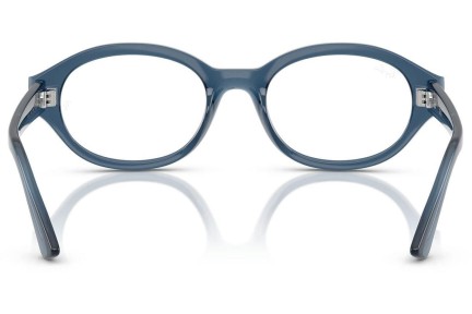 Okulary korekcyjne Ray-Ban Shilo RX7257 8434 Owalne Niebieskie