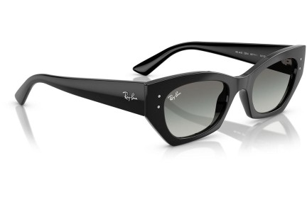 Okulary przeciwsłoneczne Ray-Ban RB4430 667711 Browline Czarne