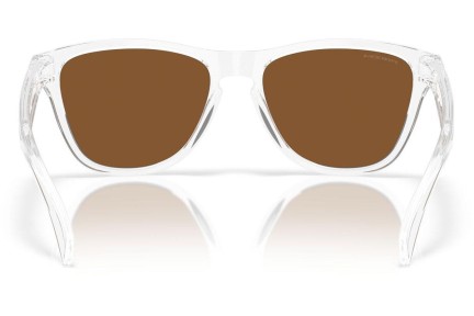 Okulary przeciwsłoneczne Oakley Frogskins S OO9508 950802 PRIZM Violet Kwadratowe Przezroczyste